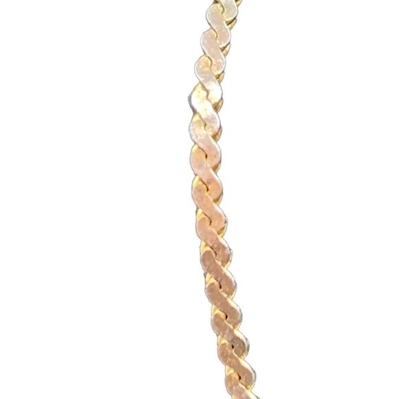 Vintage Necklace Pendant Faux Cameo Silver Tone S Chain Lady Profile Victorian - Picture 6 of 10